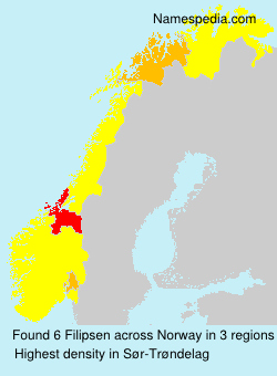 Surname Filipsen in Norway Surname Filipsen in Norway