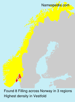 Surname Filling in Norway Surname Filling in Norway