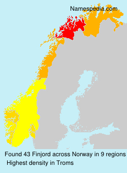 Surname Finjord in Norway Surname Finjord in Norway