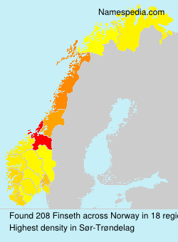 Surname Finseth in Norway Surname Finseth in Norway