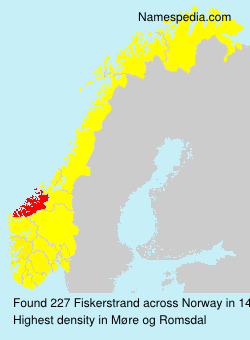 Surname Fiskerstrand in Norway Surname Fiskerstrand in Norway