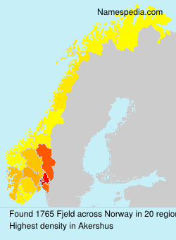 Surname Fjeld in Norway Surname Fjeld in Norway