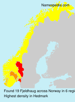 Surname Fjeldhaug in Norway Surname Fjeldhaug in Norway