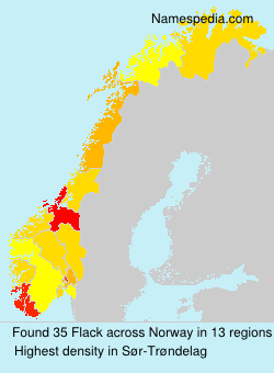 Surname Flack in Norway Surname Flack in Norway