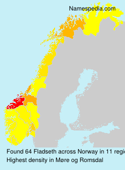 Surname Fladseth in Norway Surname Fladseth in Norway