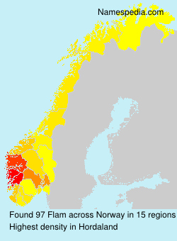 Surname Flam in Norway Surname Flam in Norway