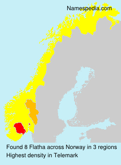 Surname Flatha in Norway Surname Flatha in Norway