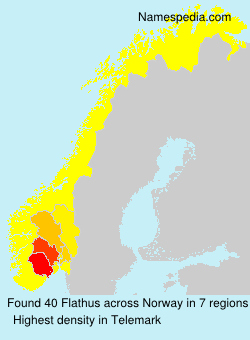 Surname Flathus in Norway Surname Flathus in Norway