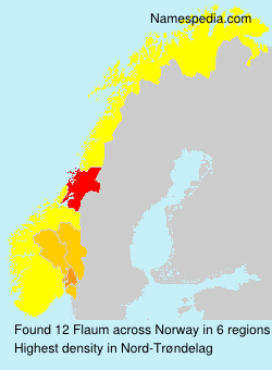 Surname Flaum in Norway Surname Flaum in Norway