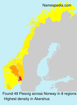 Surname Flesvig in Norway Surname Flesvig in Norway