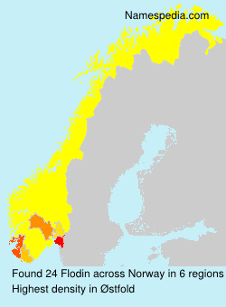 Surname Flodin in Norway Surname Flodin in Norway