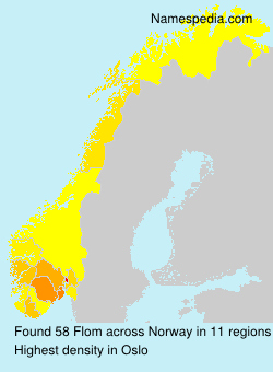 Surname Flom in Norway Surname Flom in Norway