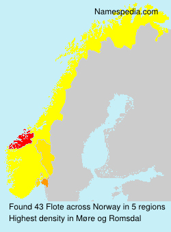 Surname Flote in Norway Surname Flote in Norway