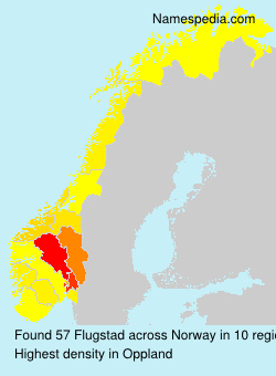 Surname Flugstad in Norway Surname Flugstad in Norway