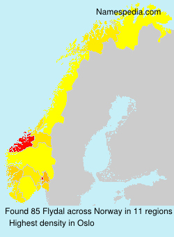 Surname Flydal in Norway Surname Flydal in Norway