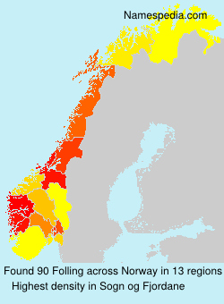 Surname Folling in Norway Surname Folling in Norway