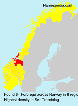 Surname Forbregd in Norway