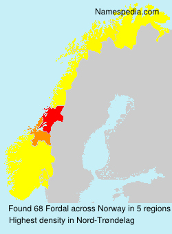 Surname Fordal in Norway Surname Fordal in Norway