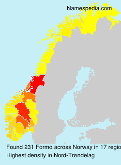 Surname Formo in Norway Surname Formo in Norway
