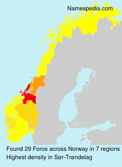 Surname Foros in Norway Surname Foros in Norway
