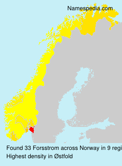 Surname Forsstrom in Norway Surname Forsstrom in Norway