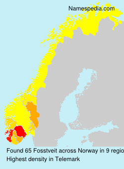 Surname Fosstveit in Norway Surname Fosstveit in Norway