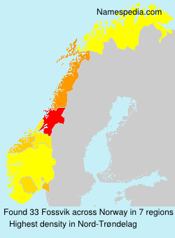 Surname Fossvik in Norway Surname Fossvik in Norway