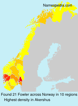 Surname Fowler in Norway Surname Fowler in Norway