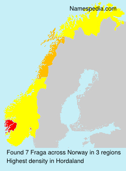 Surname Fraga in Norway Surname Fraga in Norway