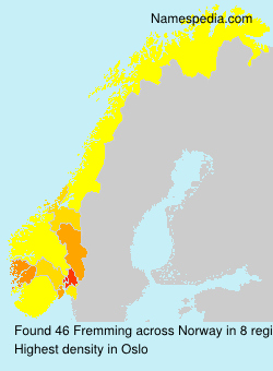 Surname Fremming in Norway Surname Fremming in Norway