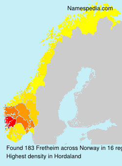 Surname Fretheim in Norway Surname Fretheim in Norway