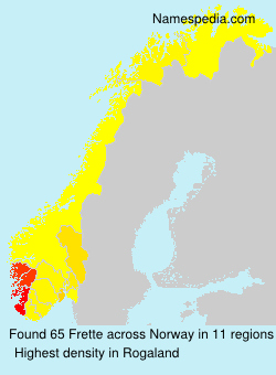 Surname Frette in Norway Surname Frette in Norway