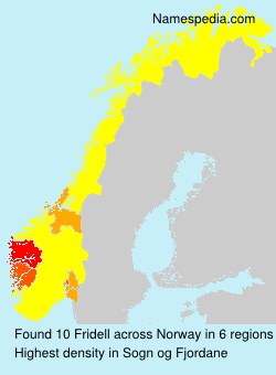 Surname Fridell in Norway Surname Fridell in Norway