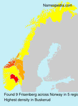 Surname Frisenberg in Norway Surname Frisenberg in Norway