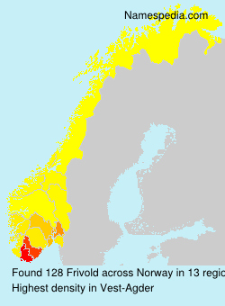 Surname Frivold in Norway Surname Frivold in Norway