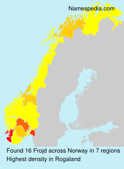 Surname Frojd in Norway Surname Frojd in Norway