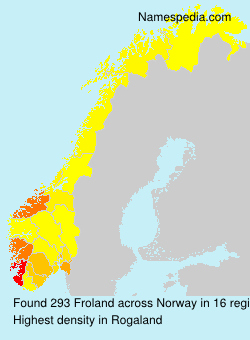 Surname Froland in Norway Surname Froland in Norway