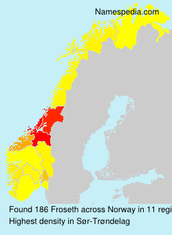 Surname Froseth in Norway Surname Froseth in Norway