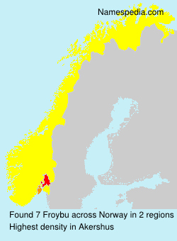 Surname Froybu in Norway