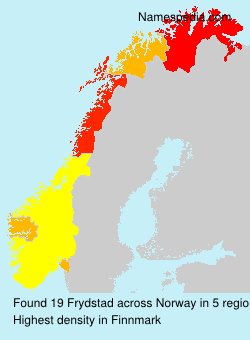 Surname Frydstad in Norway Surname Frydstad in Norway