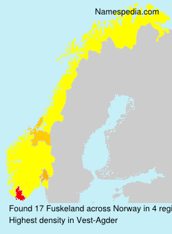 Surname Fuskeland in Norway