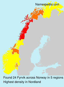Surname Fyrvik in Norway Surname Fyrvik in Norway