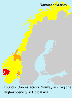 Surname Garces in Norway Surname Garces in Norway