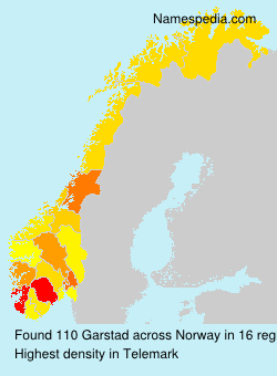 Surname Garstad in Norway Surname Garstad in Norway