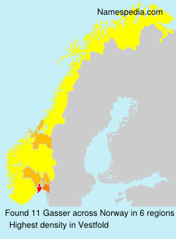 Surname Gasser in Norway Surname Gasser in Norway