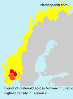 Surname Gatevold in Norway Surname Gatevold in Norway