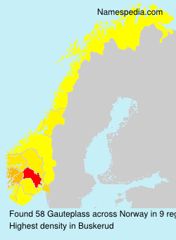 Surname Gauteplass in Norway Surname Gauteplass in Norway