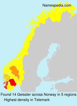 Surname Geissler in Norway Surname Geissler in Norway