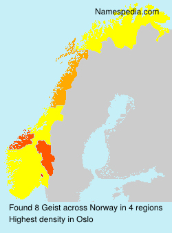 Surname Geist in Norway Surname Geist in Norway