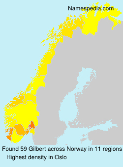 Surname Gilbert in Norway Surname Gilbert in Norway